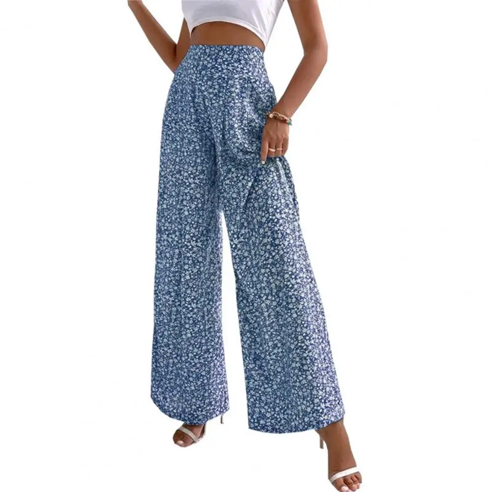 Loose Fit Pants Floral Print Wide Leg Pants for Women Elastic High Waist Trousers with Loose Fit Stylish Wear Option Women
Loose Fit Pants Floral Print Wide Leg Pants for Women Elastic High Waist Trousers with Loose Fit Stylish Wear Option Women