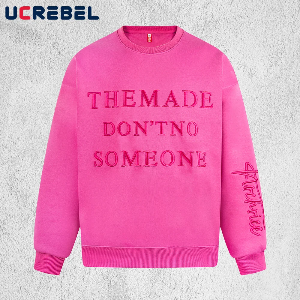 Letter Embroidery Crew Neck Sweatshirts Mens Spring Retro High Street Loose Drop Shoulder Long Sleeve Sweatshirts Man
Letter Embroidery Crew Neck Sweatshirts Mens Spring Retro High Street Loose Drop Shoulder Long Sleeve Sweatshirts Man