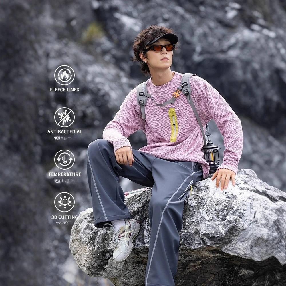 Outdoor Wave Round Neck Sweatshirt Men and Women Absorbent Warm Fleece Long-sleeved T-shirt Top
Outdoor Wave Round Neck Sweatshirt Men and Women Absorbent Warm Fleece Long-sleeved T-shirt Top