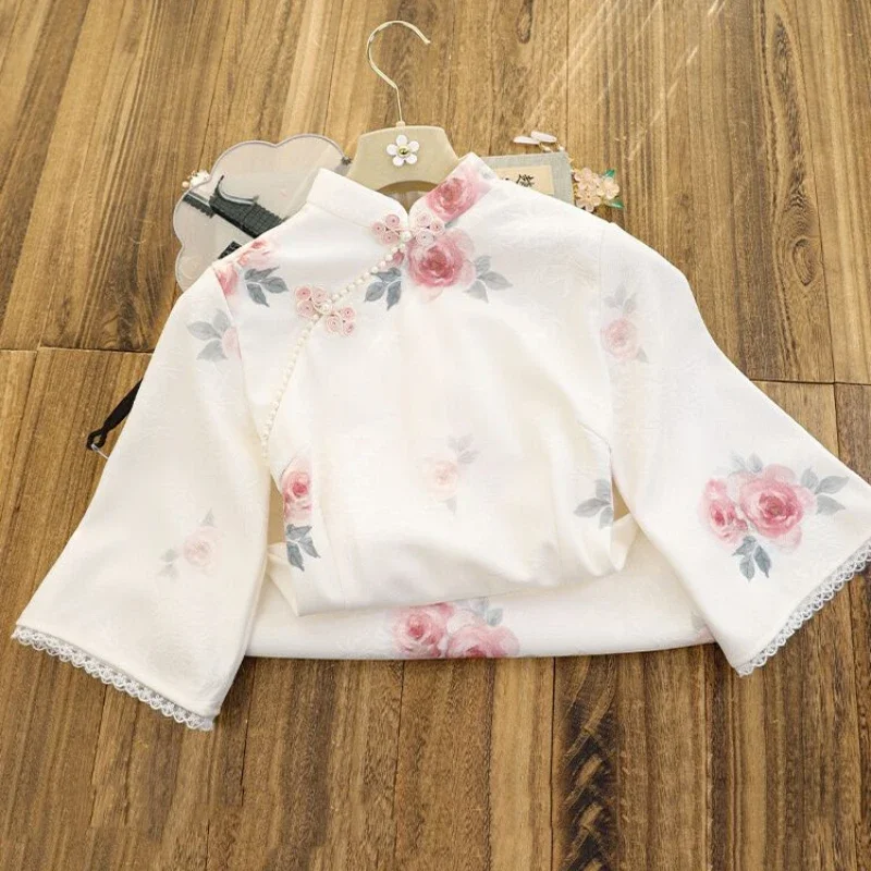 Floral Elegant Chinese CheongsamDress Large Sleeve Vintage Daily Style 2025 Autumn New Summer Wear Qipao Dress
Floral Elegant Chinese CheongsamDress Large Sleeve Vintage Daily Style 2025 Autumn New Summer Wear Qipao Dress