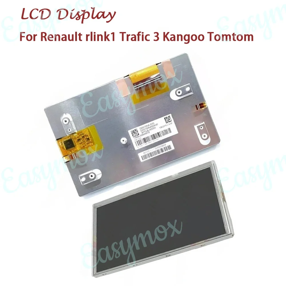 DD070NA-02G 7Inch LCD Display for Renault rlink1 Trafic 3 Kangoo Tomtom Dashboard With Touch Screen Repair
DD070NA-02G 7Inch LCD Display for Renault rlink1 Trafic 3 Kangoo Tomtom Dashboard With Touch Screen Repair