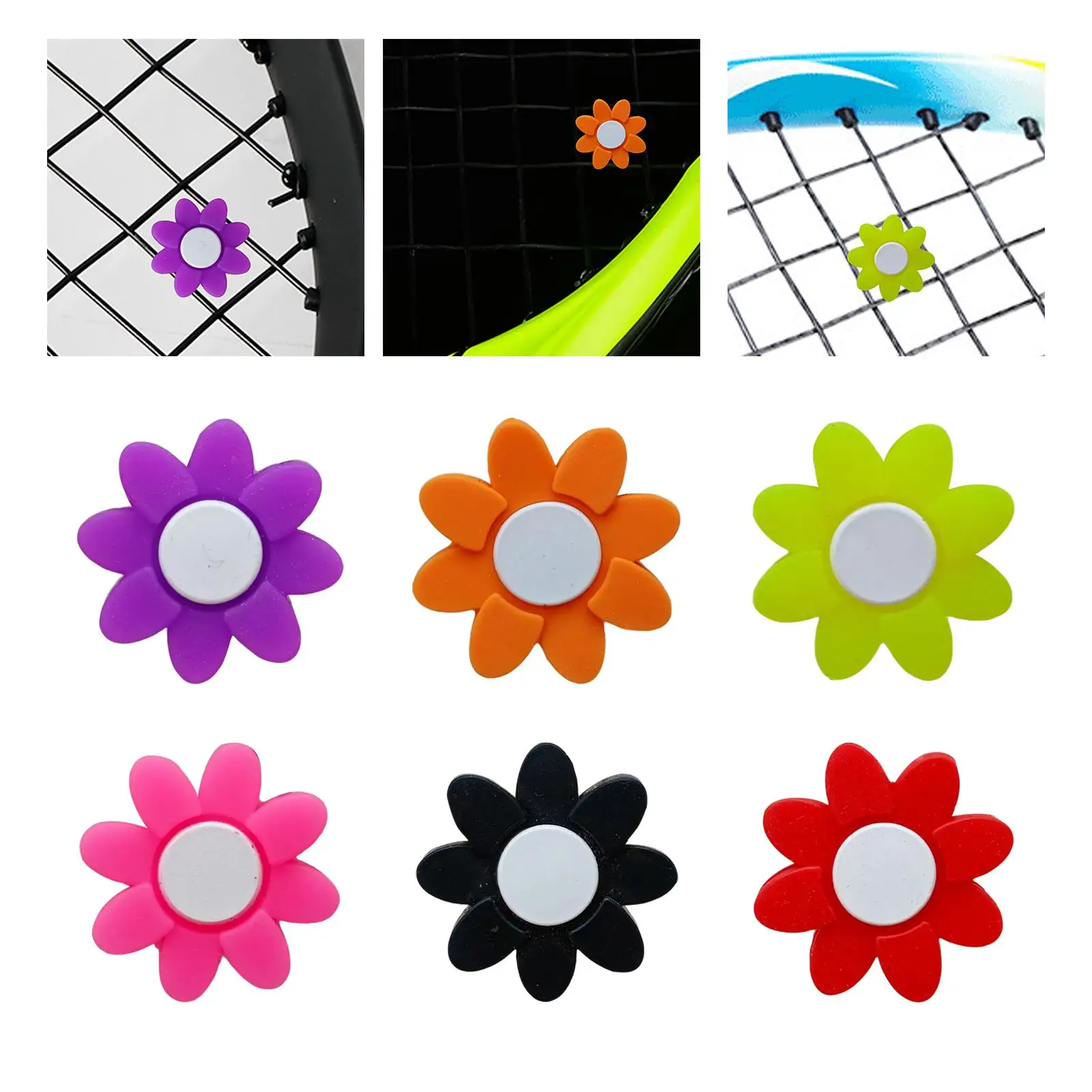Vibration Dampener for Tennis Rackets Easy to Use Flower Shape Tennis
Vibration Dampener for Tennis Rackets Easy to Use Flower Shape Tennis
