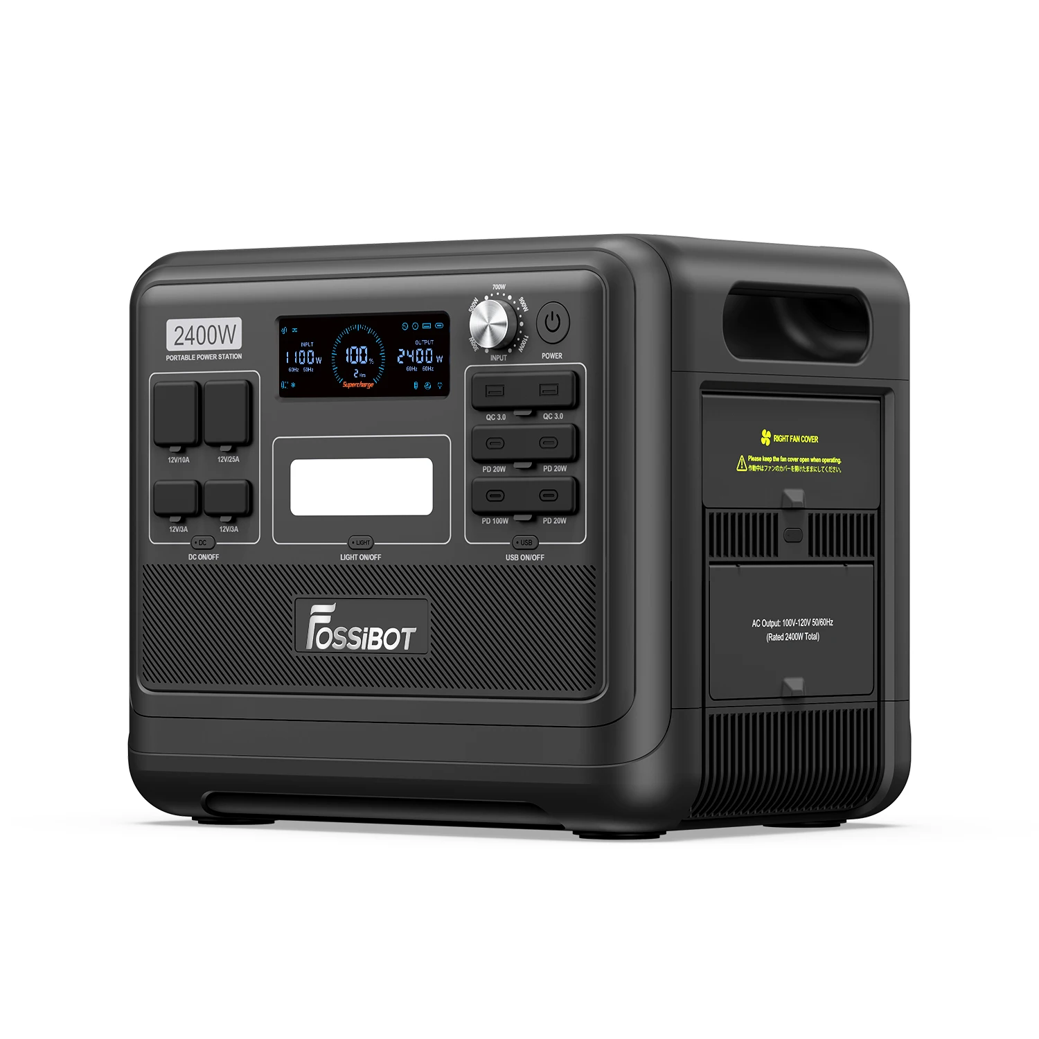 Reliable and Durable Charging Solution with up to 2400W of Output From the Fossibot F2400 System
Reliable and Durable Charging Solution with up to 2400W of Output From the Fossibot F2400 System
