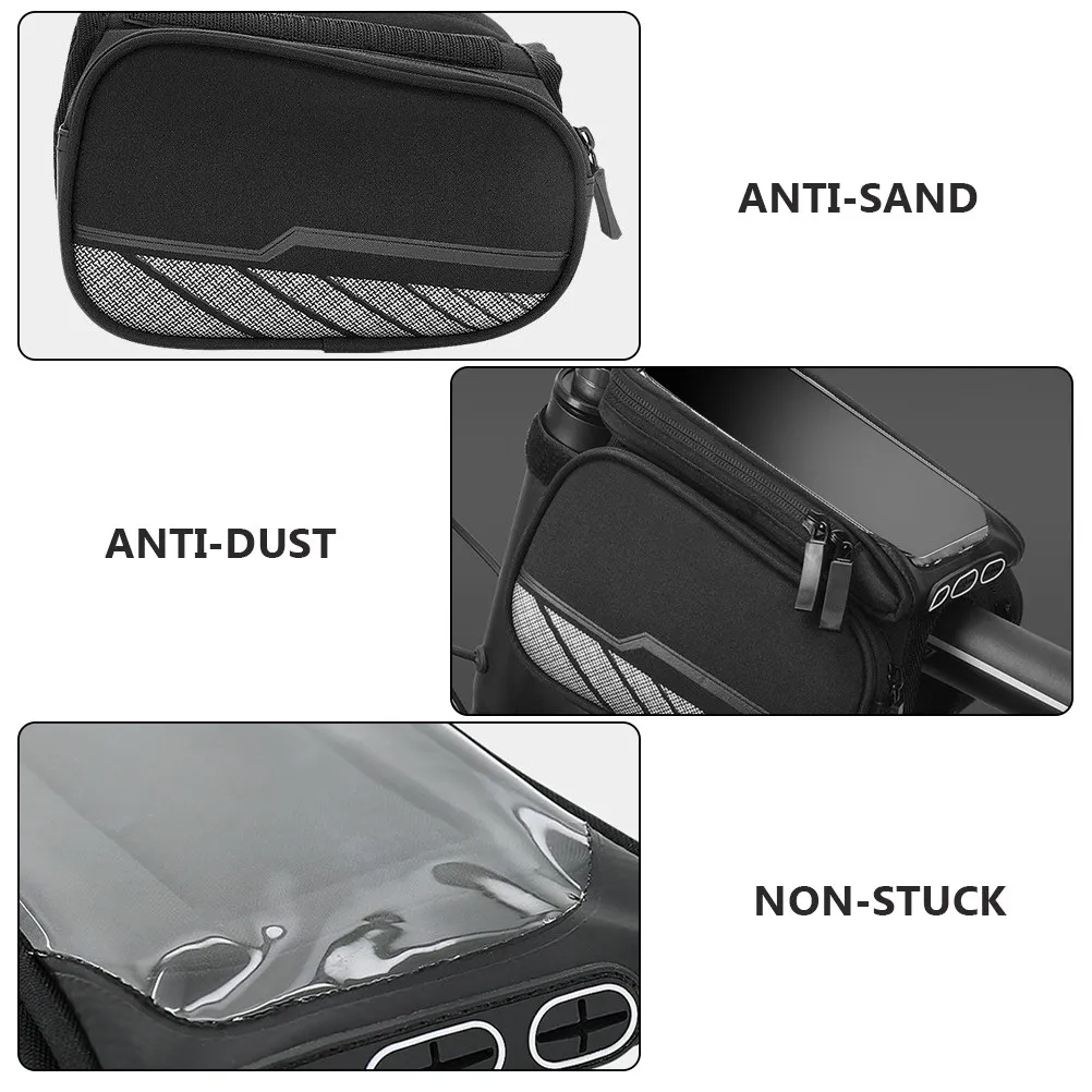 Bike Phone Front Frame Bag Detachable Eva Protective Cycling Phone Pouch Touchscreen Handlebar Tube Bag Stable Mount
Bike Phone Front Frame Bag Detachable Eva Protective Cycling Phone Pouch Touchscreen Handlebar Tube Bag Stable Mount