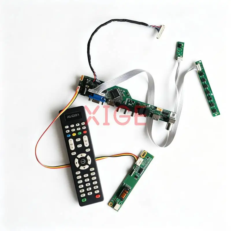 For N154C3 N154C1 CLAA154WP05 CLAA154WP04 Screen Drive Controller Board Kit 30 Pin LVDS 1440*900 1440x900 1-CCFL USB+AV+VGA+HDMI
For N154C3 N154C1 CLAA154WP05 CLAA154WP04 Screen Drive Controller Board Kit 30 Pin LVDS 1440*900 1440x900 1-CCFL USB+AV+VGA+HDMI