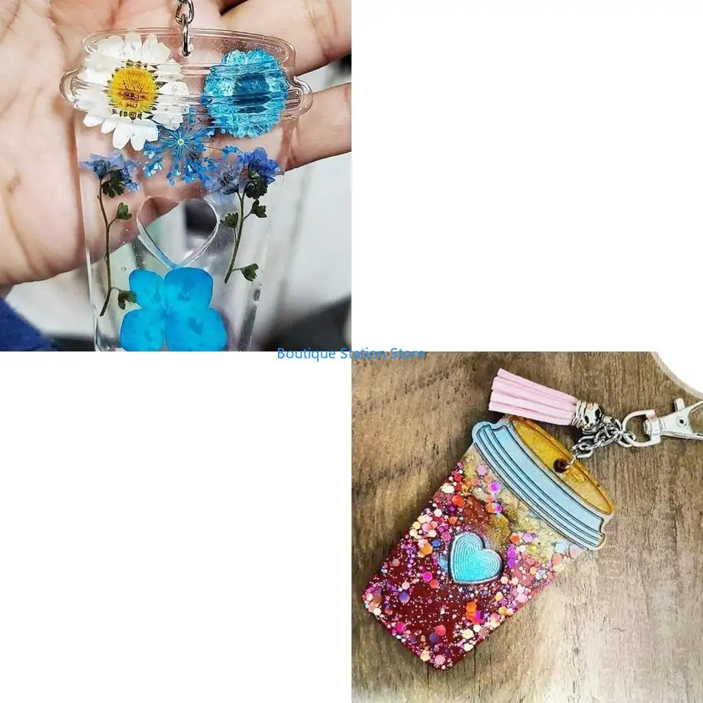Y55F DIY Keychain Crystal Epoxy Resin Mold Handmade 2 Coffee Cups Earrings Eardrop Danglers Silicone Mould DIY Crafts Mould
Y55F DIY Keychain Crystal Epoxy Resin Mold Handmade 2 Coffee Cups Earrings Eardrop Danglers Silicone Mould DIY Crafts Mould
