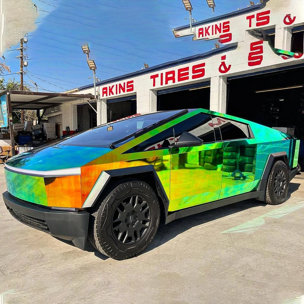 For Tesla Cybertruck 2024-2026 Pre-cut PPF PET Paint Protection Film DIY Chameleon Gradient Color Changing Film Anti-Scratch KIt
For Tesla Cybertruck 2024-2026 Pre-cut PPF PET Paint Protection Film DIY Chameleon Gradient Color Changing Film Anti-Scratch KIt