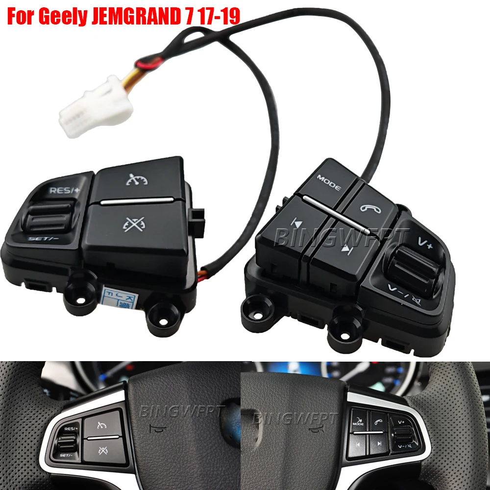 High Quality For Geely JEMGRAND 7 2017 2018 2019 Multi-function Steering Wheel Cruise Control Switch Button
High Quality For Geely JEMGRAND 7 2017 2018 2019 Multi-function Steering Wheel Cruise Control Switch Button