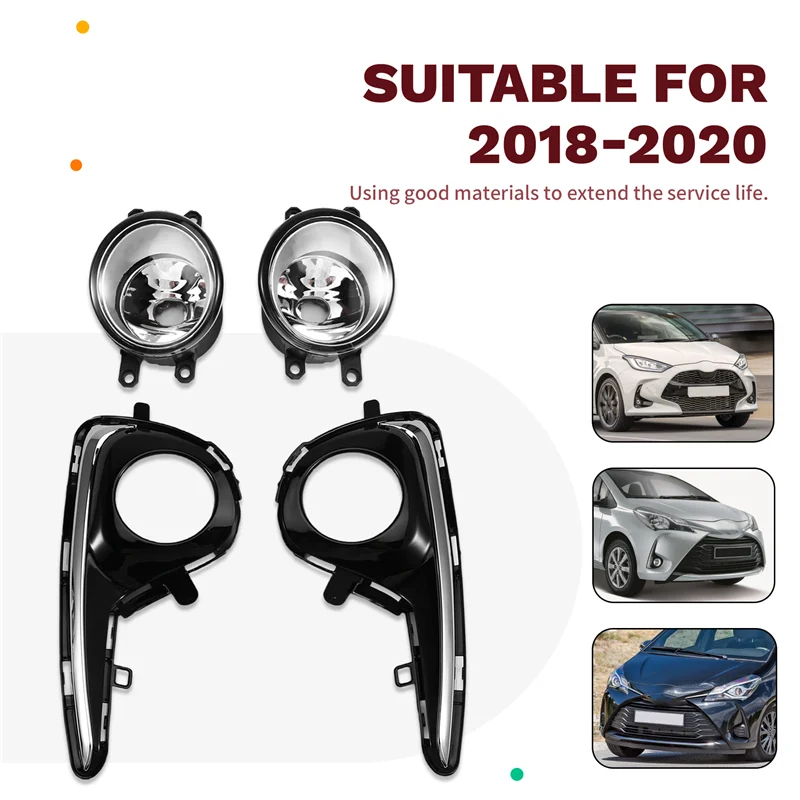 Комплект противотуманных фар в сборе, фонарь переднего бампера для Toyota Yaris 2018-2020, автомобильные аксессуары
Комплект противотуманных фар в сборе, фонарь переднего бампера для Toyota Yaris 2018-2020, автомобильные аксессуары
