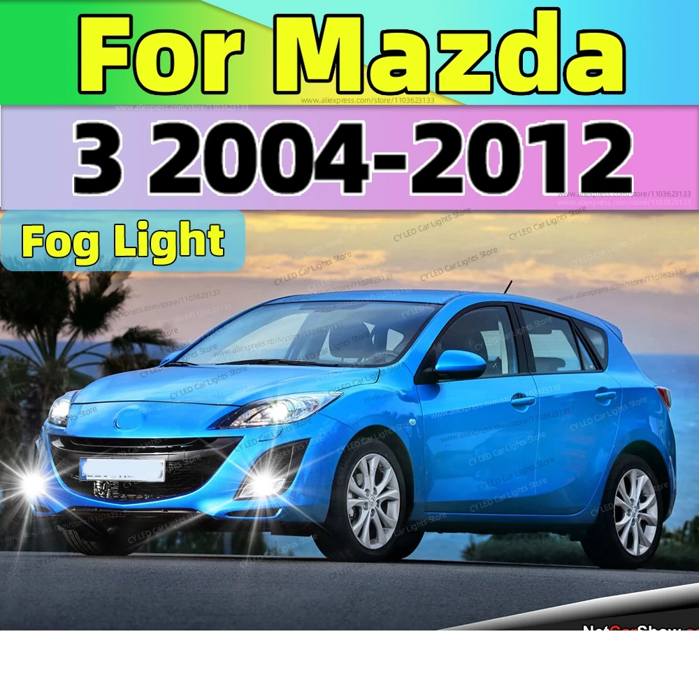 LED Fog Lamp Car Fog Light Front Bulb 20000LM Ultra Bright Plug and Play For Mazda 3 2004-2012 2005 2006 2007 2008 2009 2010
LED Fog Lamp Car Fog Light Front Bulb 20000LM Ultra Bright Plug and Play For Mazda 3 2004-2012 2005 2006 2007 2008 2009 2010