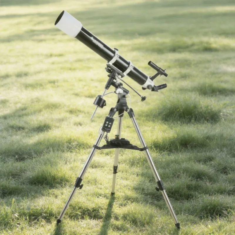 Celestron Deluxe 90EQ 90DX Astronomical Telescope EQ2 Equatorial Luxury Motor Stainless Steel Tripod 90/910
Celestron Deluxe 90EQ 90DX Astronomical Telescope EQ2 Equatorial Luxury Motor Stainless Steel Tripod 90/910