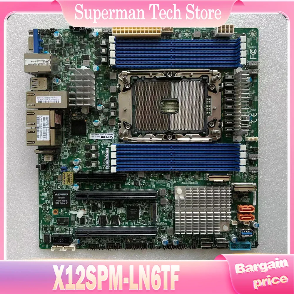 X12SPM-LN6TF Embedded/loT Motherboard Socket LGA-4189 3rd Gen Xeon Scalable Processors For Supermicro
X12SPM-LN6TF Embedded/loT Motherboard Socket LGA-4189 3rd Gen Xeon Scalable Processors For Supermicro