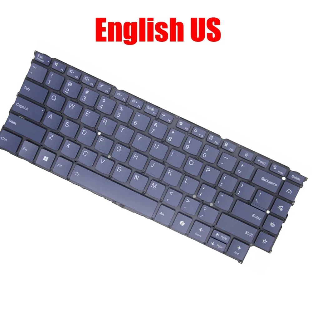 Новая английская (US) клавиатура с подсветкой синего цвета для ноутбука Lenovo Yoga Slim 9 14ILL10 83CX
Новая английская (US) клавиатура с подсветкой синего цвета для ноутбука Lenovo Yoga Slim 9 14ILL10 83CX