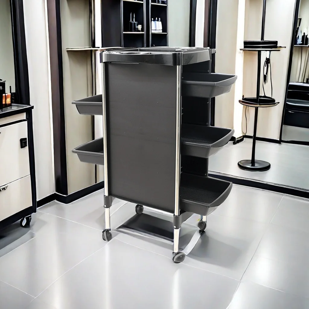 Cheap Salon Furniture Hair Trolley Modern 360 Rotation Hair Salon Trolley Cartpromote sales
Cheap Salon Furniture Hair Trolley Modern 360 Rotation Hair Salon Trolley Cartpromote sales