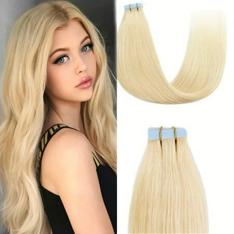 HAIRTIME Invisible 613 Tape in 100% Human Remy Hair Extension Skin Weft 20PCS Thick Highlight
HAIRTIME Invisible 613 Tape in 100% Human Remy Hair Extension Skin Weft 20PCS Thick Highlight