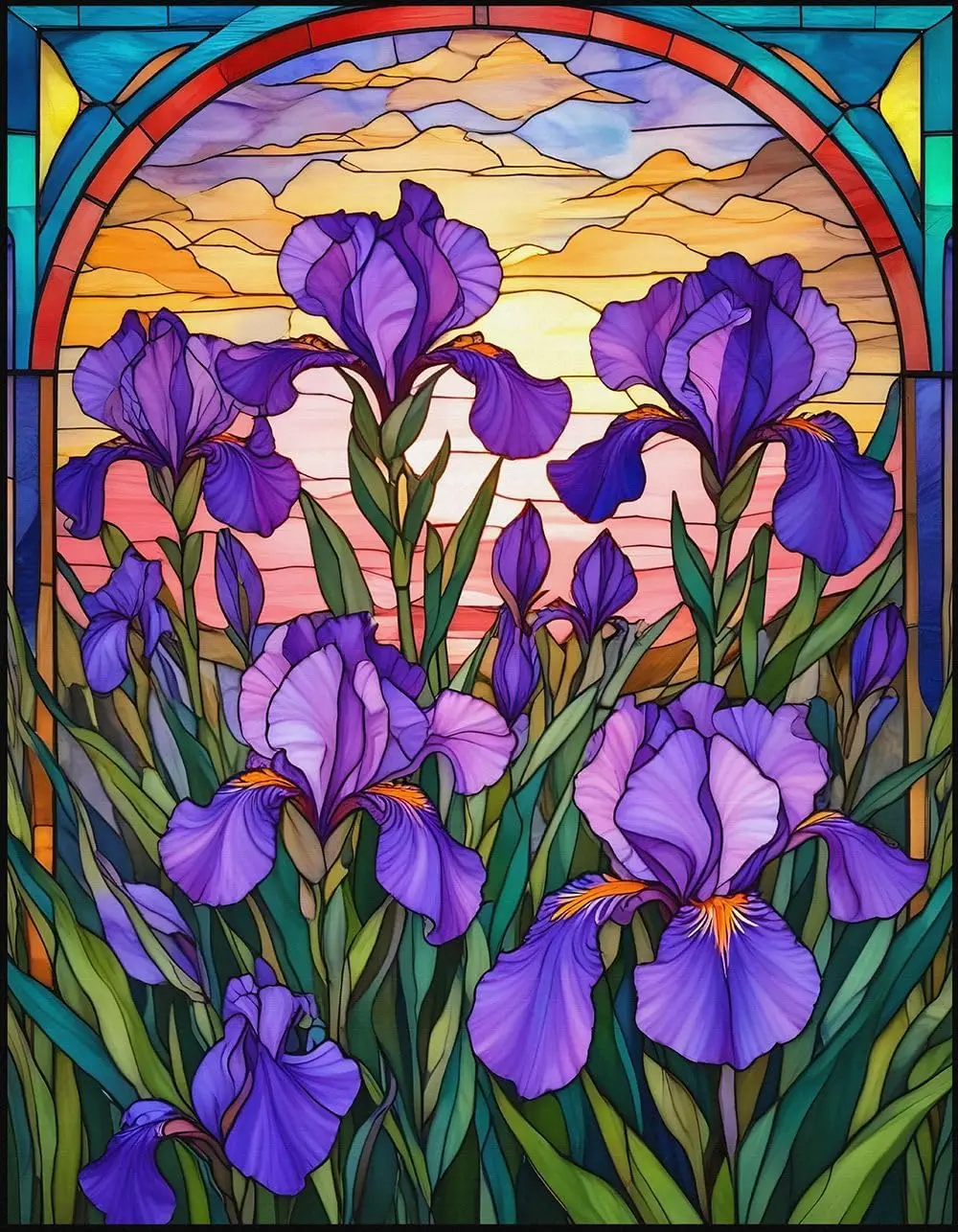 Purple Iris in A Stained Glass1000pcs Wooden Jigsaw Puzzle Perfect Gift for Kids Adults Home Game Room Bedroom Wall Decor
Purple Iris in A Stained Glass1000pcs Wooden Jigsaw Puzzle Perfect Gift for Kids Adults Home Game Room Bedroom Wall Decor