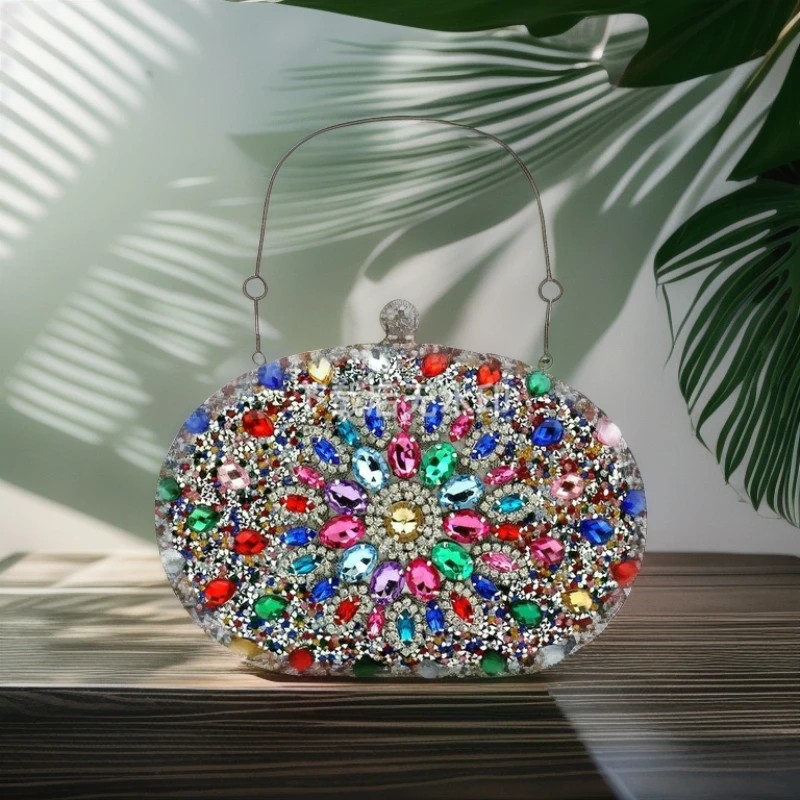 Diamond Dinner Women's Fashion Banquet Clutch Bag Versatile Dress Evening Bag Women's Bolsos Lujosos Marcas Famosas Designer Bag
Diamond Dinner Women's Fashion Banquet Clutch Bag Versatile Dress Evening Bag Women's Bolsos Lujosos Marcas Famosas Designer Bag
