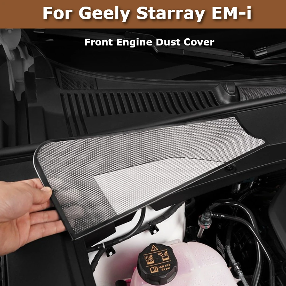 For Geely Starray EM-i Galaxy Starship 7 Stainless Steel Front Engine Dust Cover Hood Vent Protector Anti Blocking Grille Mesh
For Geely Starray EM-i Galaxy Starship 7 Stainless Steel Front Engine Dust Cover Hood Vent Protector Anti Blocking Grille Mesh
