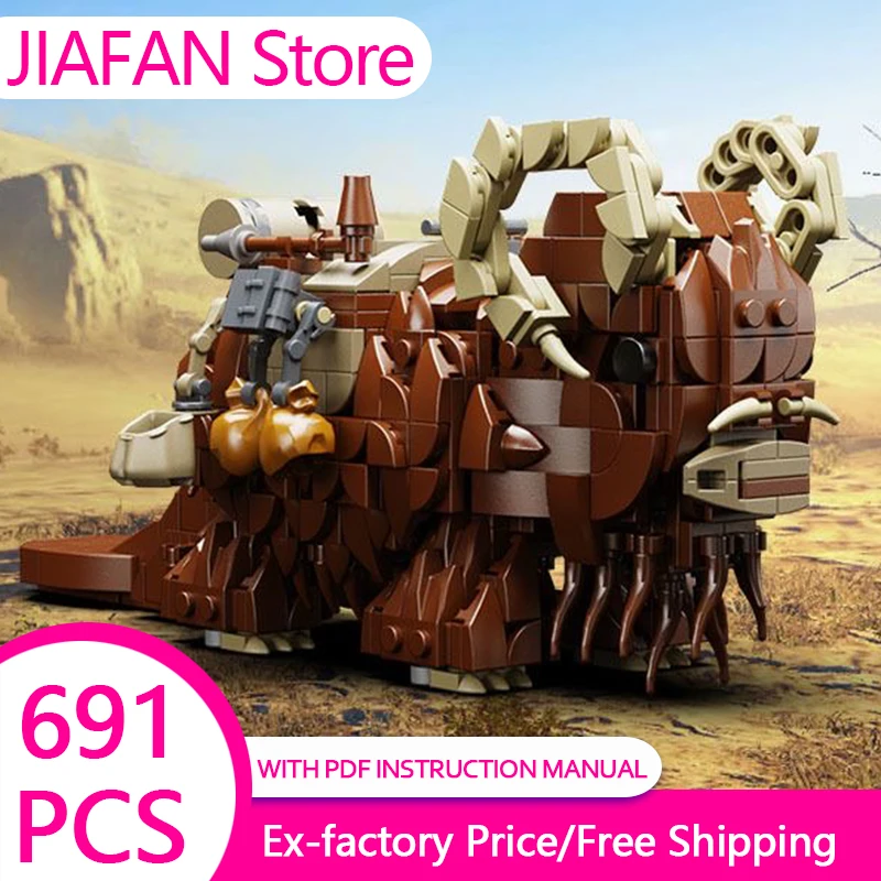 691-Piece Banza MOC Blocks, Sci-Fi Inspired Tatooine Model, Building Toy for Adults and Children
691-Piece Banza MOC Blocks, Sci-Fi Inspired Tatooine Model, Building Toy for Adults and Children