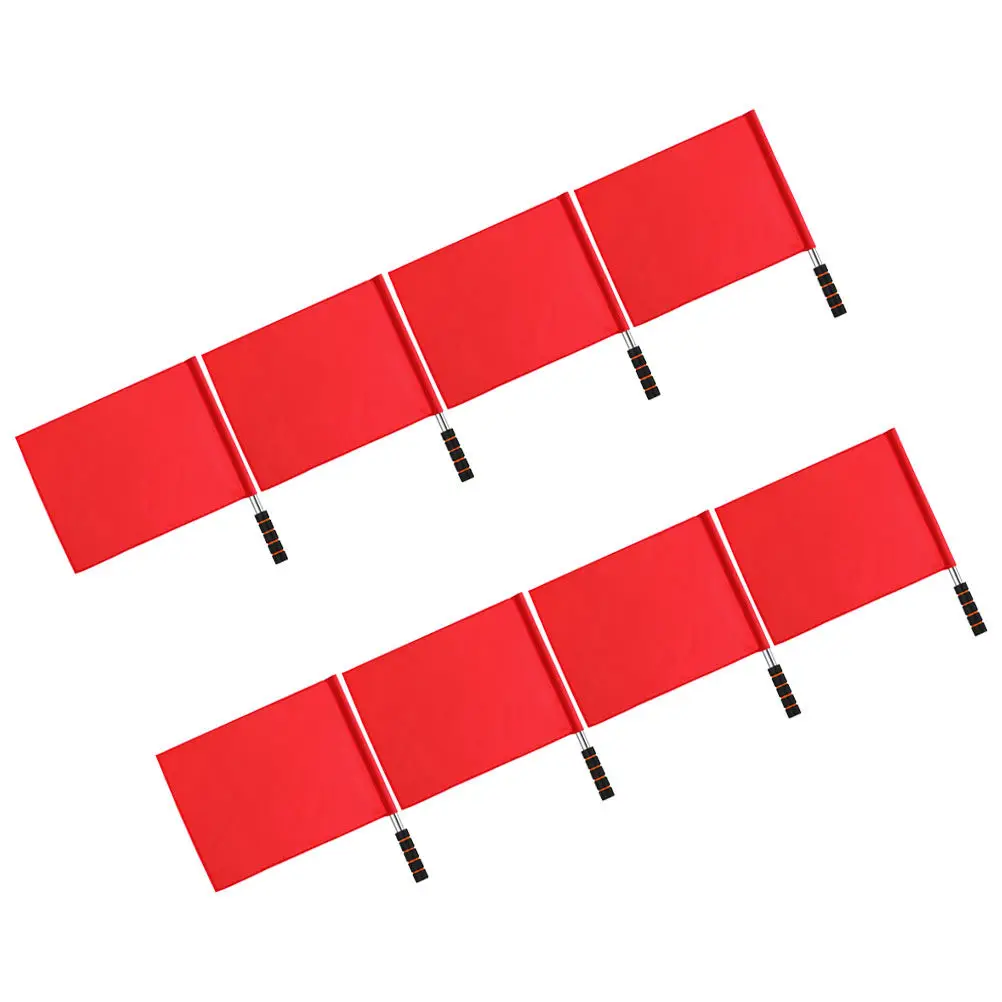 Набор из 8 красных сигнальных флажков для судей, волейбольных тренеров, спортивных тренировок и регулирования дорожного движения
Набор из 8 красных сигнальных флажков для судей, волейбольных тренеров, спортивных тренировок и регулирования дорожного движения