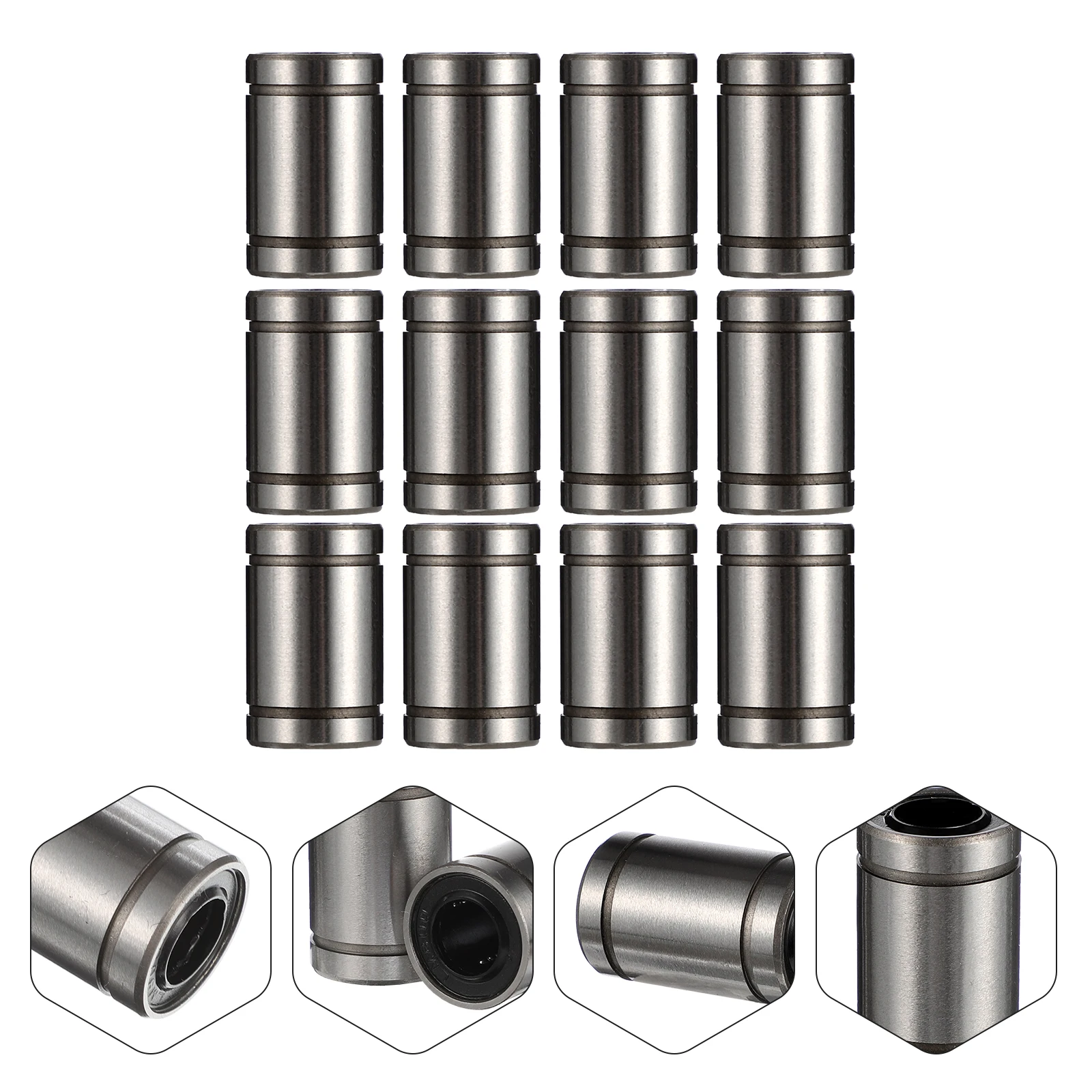 12 pcs Linear Ball Bearings Steel For 3D Printer Cnc Machines Premium Linear Motion Bearing Bushing Replacement Bearing
12 pcs Linear Ball Bearings Steel For 3D Printer Cnc Machines Premium Linear Motion Bearing Bushing Replacement Bearing