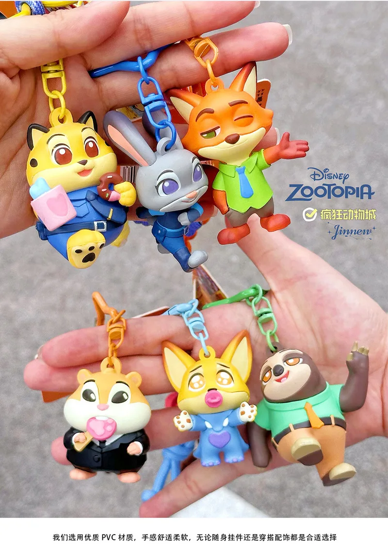 Hot Sell Zootopia Authentic Licensed 3d Injection Molded Keychain Bag Charm Nick Wilde Judy Hopps Figure For Backpack Purse Gift
Hot Sell Zootopia Authentic Licensed 3d Injection Molded Keychain Bag Charm Nick Wilde Judy Hopps Figure For Backpack Purse Gift