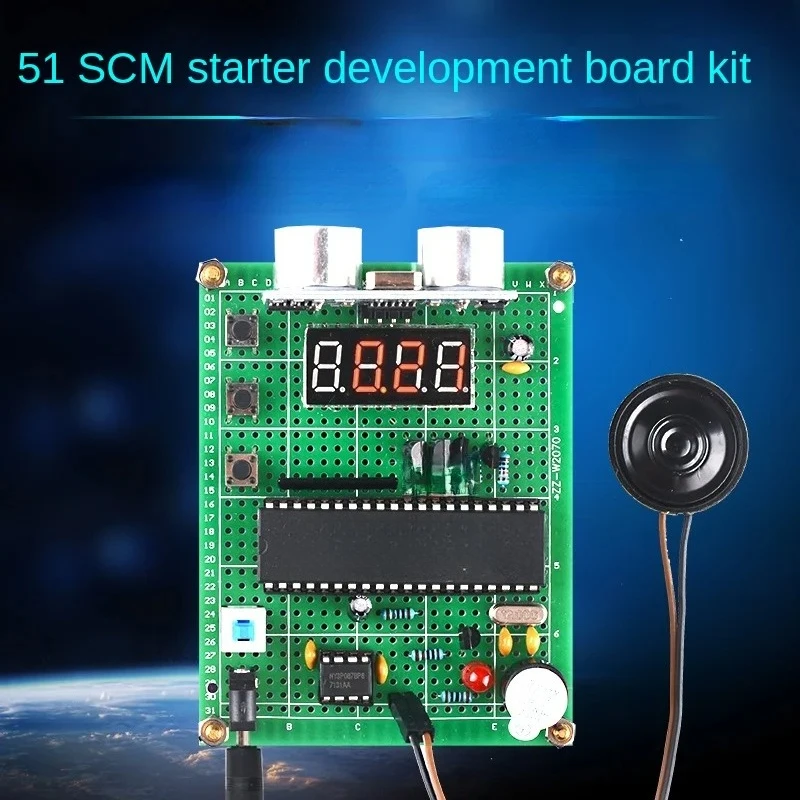 Distance Detection Design of Finished Product Development Board of Voice Ultrasonic Range Finder Kit Based on 51 Single
Distance Detection Design of Finished Product Development Board of Voice Ultrasonic Range Finder Kit Based on 51 Single
