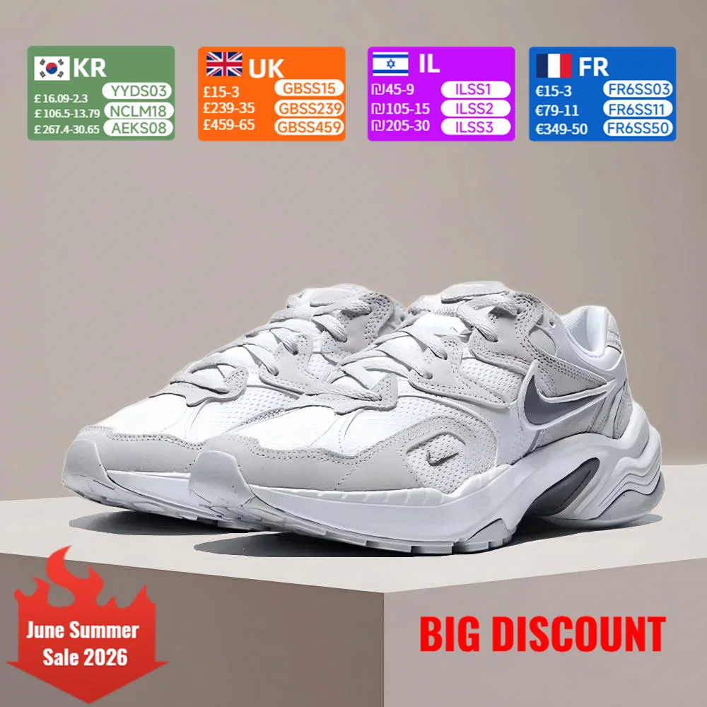 Nike AL8 Women's Casual Slip-Resistant Durable Fashionable Versatile Dad Shoes Comfortable Cushioned Running Shoes IB3952-101
Nike AL8 Women's Casual Slip-Resistant Durable Fashionable Versatile Dad Shoes Comfortable Cushioned Running Shoes IB3952-101