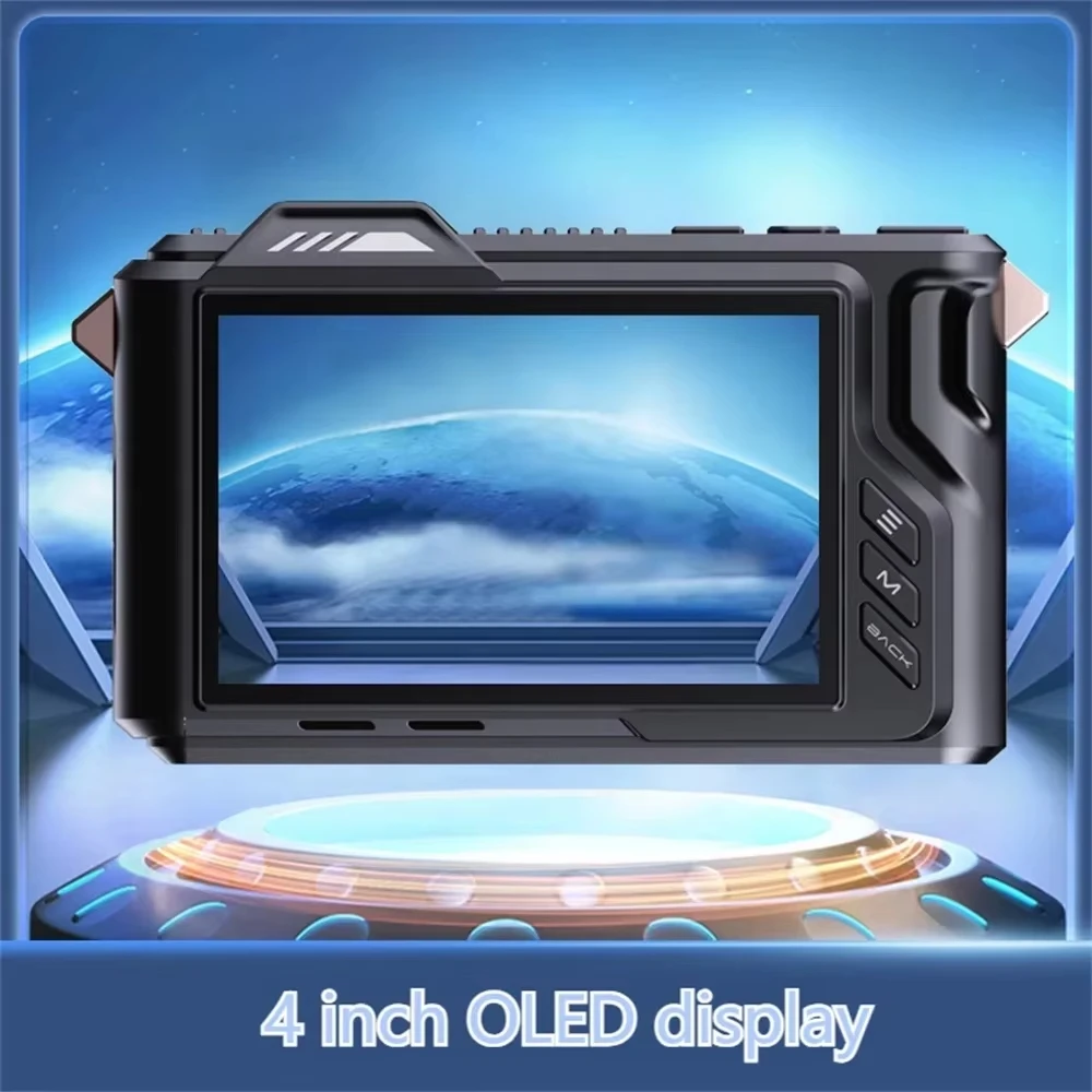 Цифровая камера ночного видения NVC200 HD 5K, камера с 50-кратным цифровым зумом, полноцветная цифровая камера ночного видения, подходит для кемпинга
Цифровая камера ночного видения NVC200 HD 5K, камера с 50-кратным цифровым зумом, полноцветная цифровая камера ночного видения, подходит для кемпинга