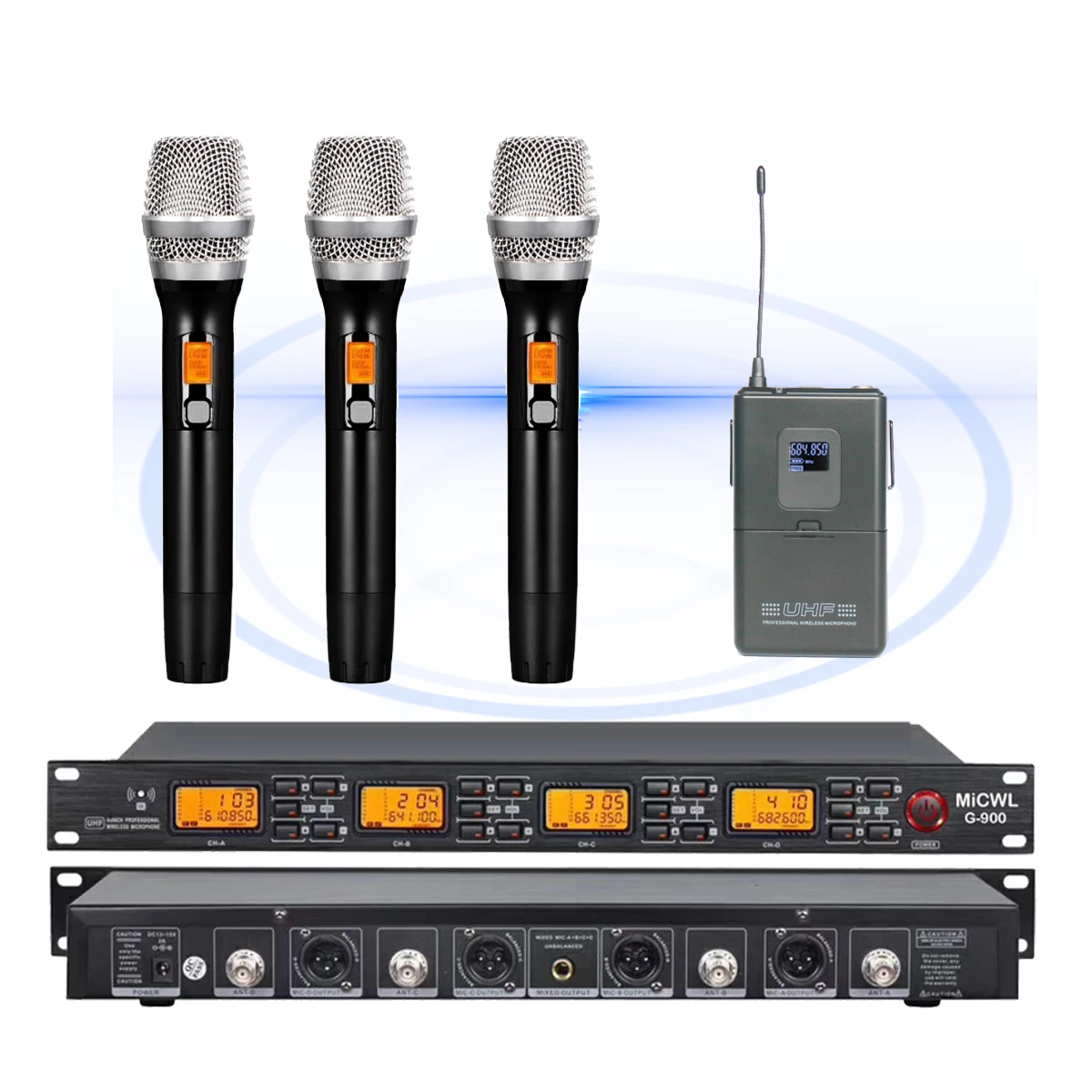 MiCWL 4-Channel Wireless Microphone U-segment Conference Handheld Headset Lapel Collar Clip Wearing Stage Karaoke Home Outdoor
MiCWL 4-Channel Wireless Microphone U-segment Conference Handheld Headset Lapel Collar Clip Wearing Stage Karaoke Home Outdoor