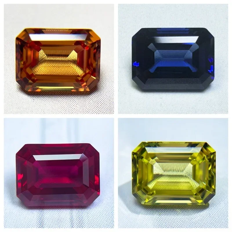 High-quality Lab Sapphire Emerald Cut Aluminum Oxide Czochralski Method Gemstone for DIY Jewelry Making Selectable Certificate
High-quality Lab Sapphire Emerald Cut Aluminum Oxide Czochralski Method Gemstone for DIY Jewelry Making Selectable Certificate