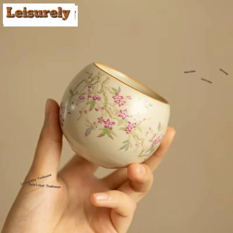 2pc/lot Ru Kiln Dragon Egg Cup Creative Peach Blossom Master Cup Small Tasting Mug Traditional Tea Bowl Drinkware Crafts 70ml
2pc/lot Ru Kiln Dragon Egg Cup Creative Peach Blossom Master Cup Small Tasting Mug Traditional Tea Bowl Drinkware Crafts 70ml