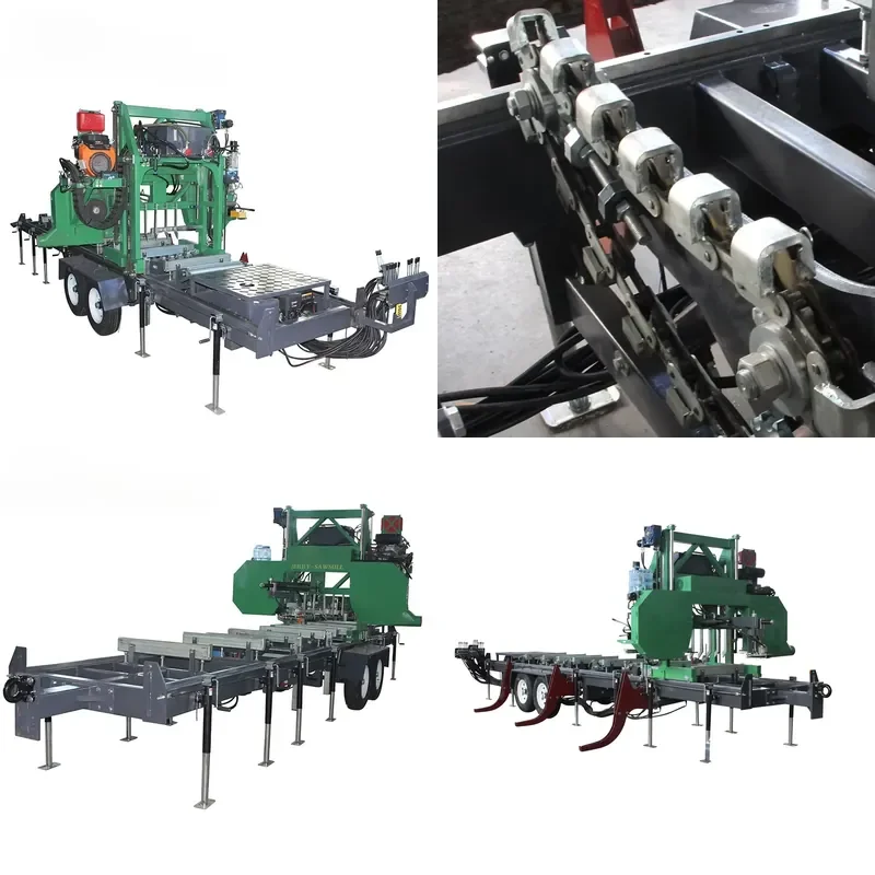 YG Customized Band Saw Sawmill Machine Mobile Wood Cutting Band Sawmill Electric Horizontal Sawmill with Trailer
YG Customized Band Saw Sawmill Machine Mobile Wood Cutting Band Sawmill Electric Horizontal Sawmill with Trailer