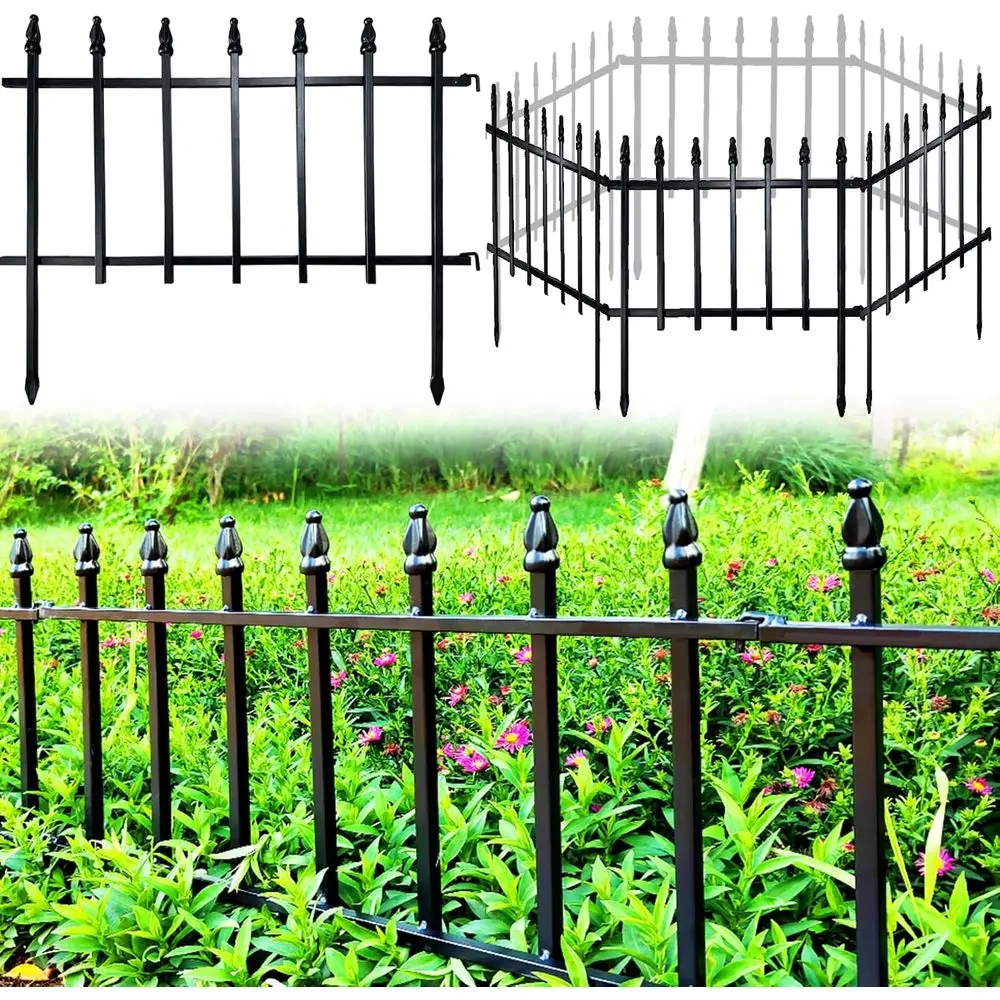 22 Wide x 18 Tall Metal Garden Decor Screen, 5-Panel, 9.17 ft Total Length, Suitable for Landscaping and Animal Barrier
22 Wide x 18 Tall Metal Garden Decor Screen, 5-Panel, 9.17 ft Total Length, Suitable for Landscaping and Animal Barrier
