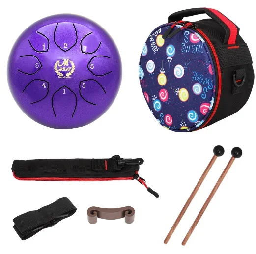2025 Wholesale High-quality 6-inch 8-tone Hand Drum Percussion Instrument Steel Tongue Drum
2025 Wholesale High-quality 6-inch 8-tone Hand Drum Percussion Instrument Steel Tongue Drum