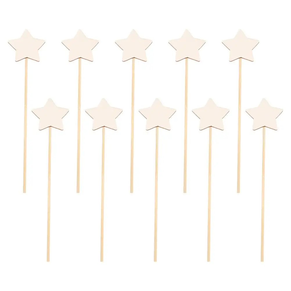 10 Pcs Star Sticks Unfinished Wooden Unpainted Fairy Wands Toy Diy Kids Star Shape Fairy Sticks Party Gift Role Props
10 Pcs Star Sticks Unfinished Wooden Unpainted Fairy Wands Toy Diy Kids Star Shape Fairy Sticks Party Gift Role Props