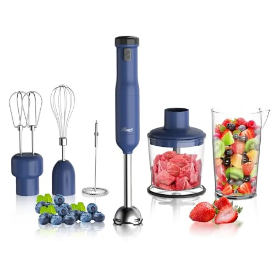 6-in-1 Multi-Speed Cordless Rechargeable Immersion Hand Blender Heavy Duty Motor - Stick Blender Beaker Whisk Chopper Dual Beat
6-in-1 Multi-Speed Cordless Rechargeable Immersion Hand Blender Heavy Duty Motor - Stick Blender Beaker Whisk Chopper Dual Beat