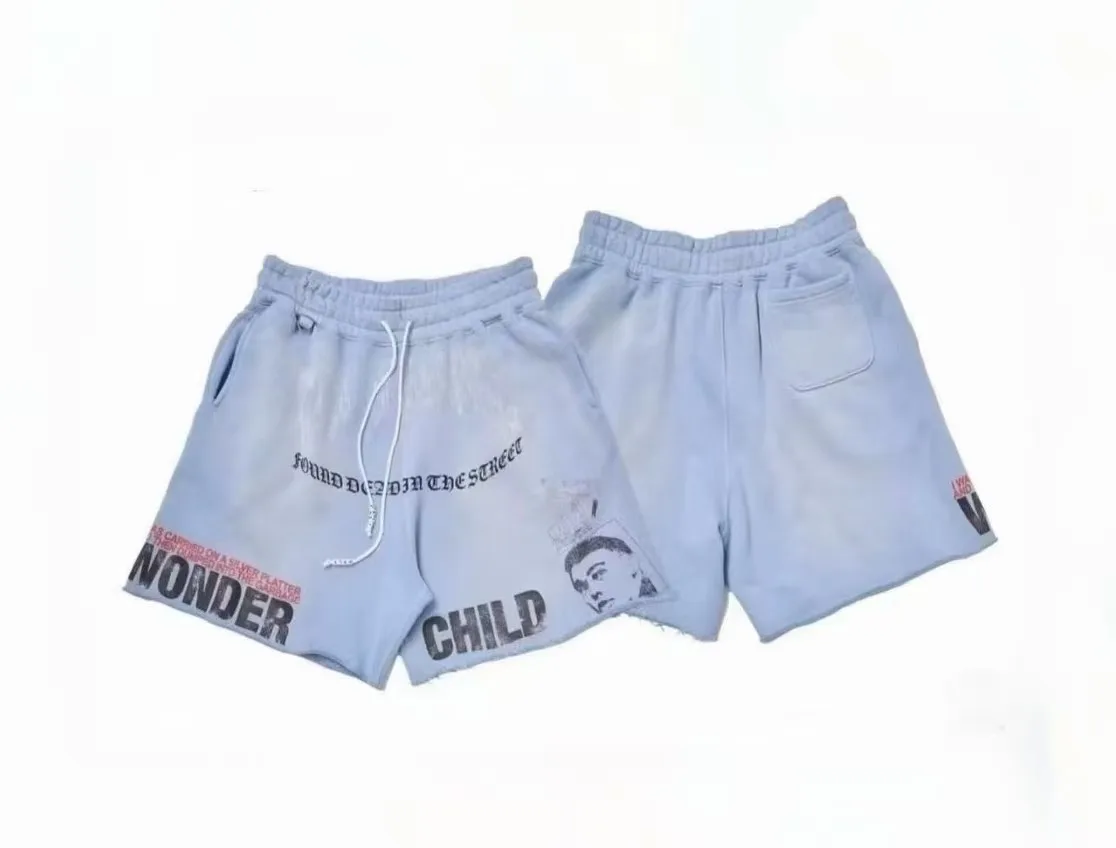 Men's Streetwear Rhinestone Print Shorts Paly Light Blue Raw Hem Casual Sweat Shorts
Men's Streetwear Rhinestone Print Shorts Paly Light Blue Raw Hem Casual Sweat Shorts