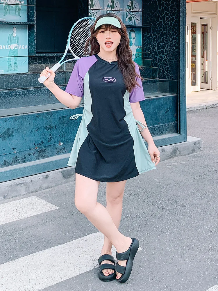 Conservative Two-Piece Swimming Suit for Women Large Size Swimming Costume Thermal Spa Faionable New Sle Belly Covering S...
Conservative Two-Piece Swimming Suit for Women Large Size Swimming Costume Thermal Spa Faionable New Sle Belly Covering S...