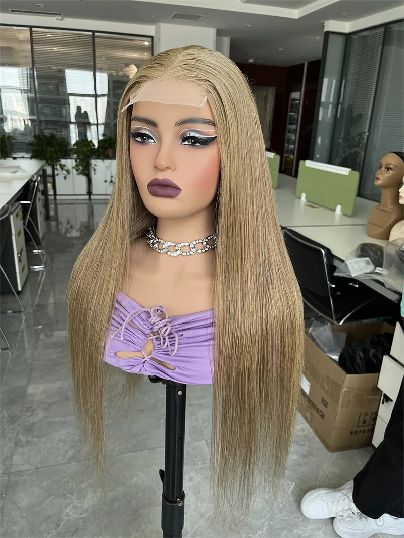 Ash Blonde Color 13x6 Lace Front 100% Real Human Hair Wig Ash Blonde Straight 180 Density HD Transparent Lace Wig For Women
Ash Blonde Color 13x6 Lace Front 100% Real Human Hair Wig Ash Blonde Straight 180 Density HD Transparent Lace Wig For Women
