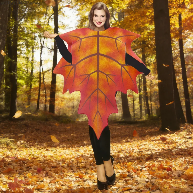 Funny Maple Leaf Cosplay Costume Women Carnival Holiday Disguise Performance Outfit Sponge Props Role-playing Dress Up Clothes
Funny Maple Leaf Cosplay Costume Women Carnival Holiday Disguise Performance Outfit Sponge Props Role-playing Dress Up Clothes