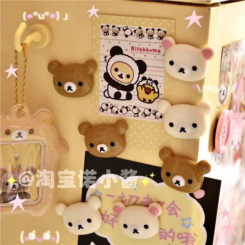 Rilakkuma Bear Fridge Magnets 3 Pack Cute Magnetic Ins Style Japanese Style Home Kitchen Decoration For Refrigerator Whiteboard
Rilakkuma Bear Fridge Magnets 3 Pack Cute Magnetic Ins Style Japanese Style Home Kitchen Decoration For Refrigerator Whiteboard