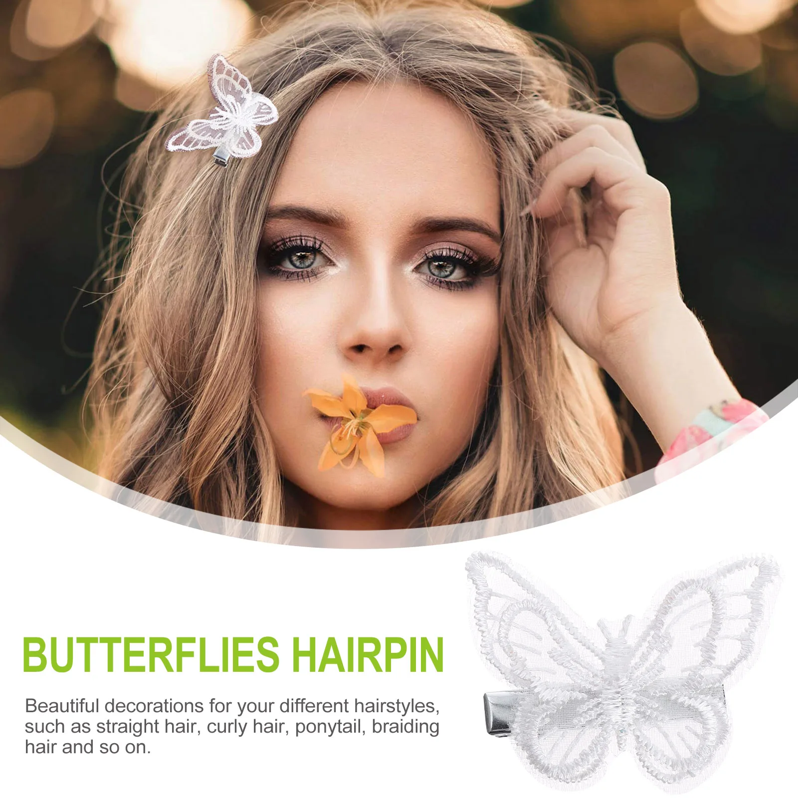 10pcs Butterfly Hair Clip Small Clips Wedding Accessories Women Girl Festival Headgear Girls Hairpin Hairstyles Straight Curly
10pcs Butterfly Hair Clip Small Clips Wedding Accessories Women Girl Festival Headgear Girls Hairpin Hairstyles Straight Curly