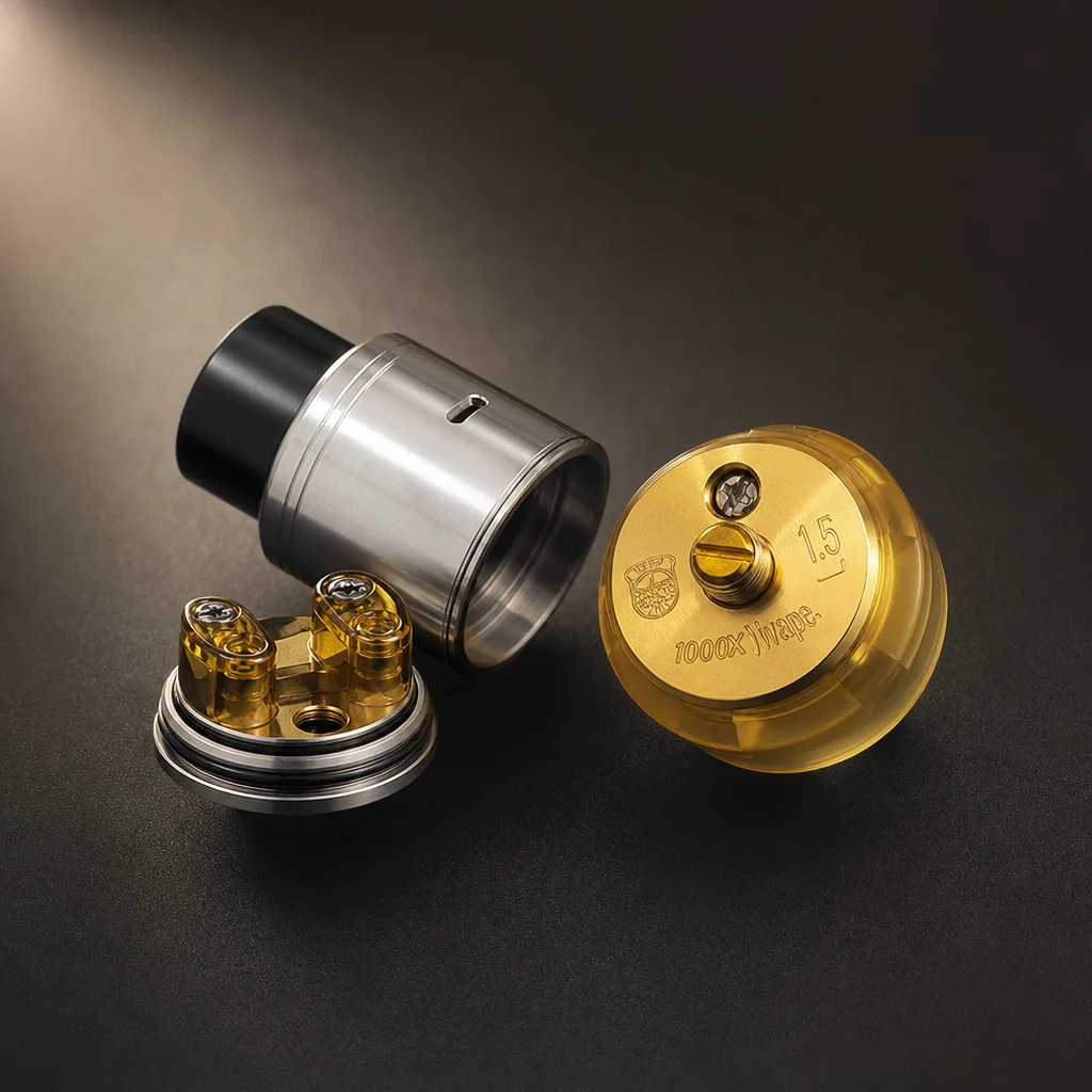 WolfCool Vape Goon V1.5 RDA Atomizer for Enhanced Flavor and Cloud Production
WolfCool Vape Goon V1.5 RDA Atomizer for Enhanced Flavor and Cloud Production