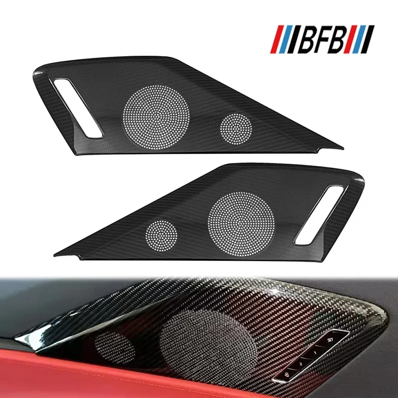 For Chevrolet Corvette C8 Real Dry carbon fiber door large horn mesh cover interior modification Accessories 2020-2025
For Chevrolet Corvette C8 Real Dry carbon fiber door large horn mesh cover interior modification Accessories 2020-2025