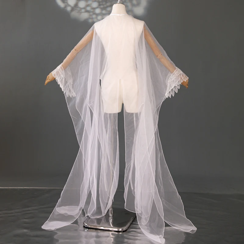 Antique Cardigan Fairy Thin Tulle Chiffon Chinese Hanfu Coat Summer Shawl Cloak Folk Dance Overcoat Cosplay Stage Costume
Antique Cardigan Fairy Thin Tulle Chiffon Chinese Hanfu Coat Summer Shawl Cloak Folk Dance Overcoat Cosplay Stage Costume