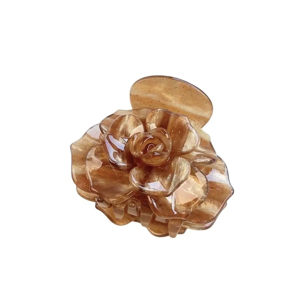 Hair Clip Elegant Camellia Hair Claw Korean Style Creative Flower Shark Clip Headwear Waterproof Acetic Acid Hair Claw Daily
Hair Clip Elegant Camellia Hair Claw Korean Style Creative Flower Shark Clip Headwear Waterproof Acetic Acid Hair Claw Daily