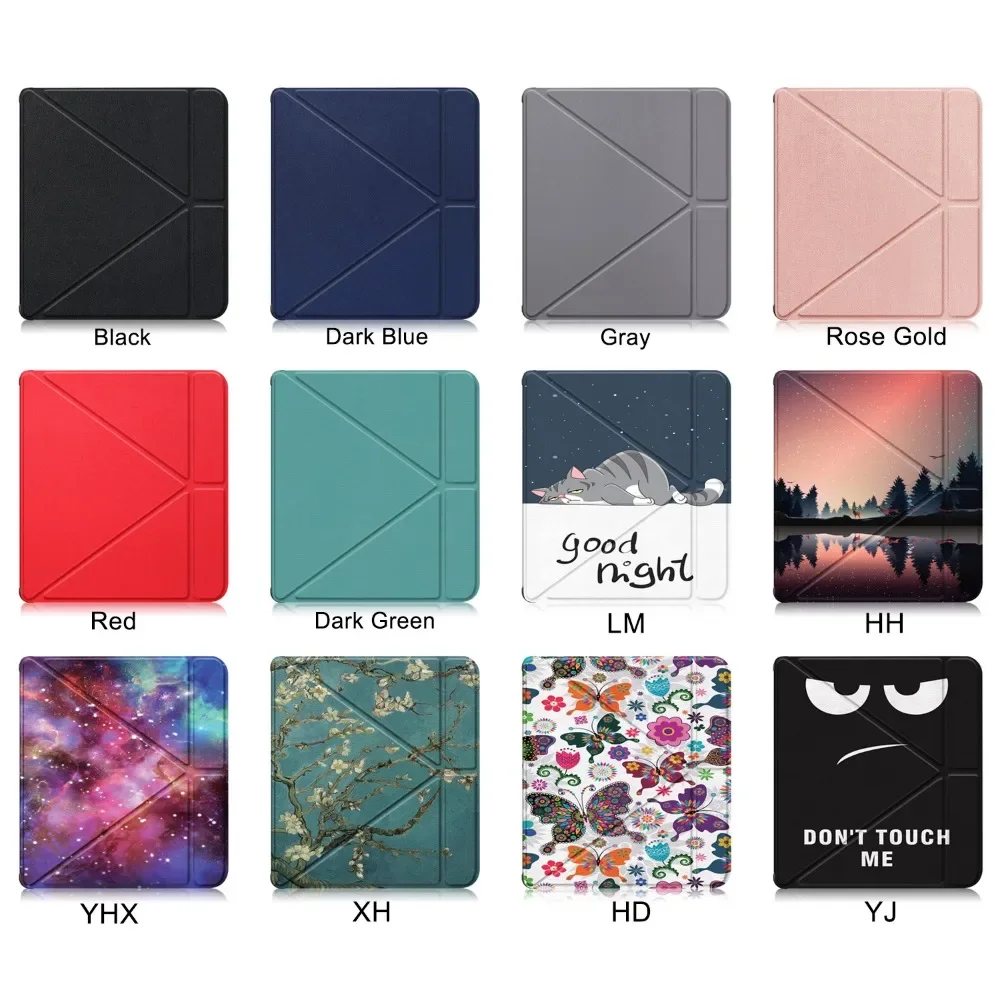 For Kobo Libra Colour 2024 Smart Case 7 inch Multi-folding Stand eReader Cover Shockproof Protective Shell Auto Wake/Sleep Funda
For Kobo Libra Colour 2024 Smart Case 7 inch Multi-folding Stand eReader Cover Shockproof Protective Shell Auto Wake/Sleep Funda
