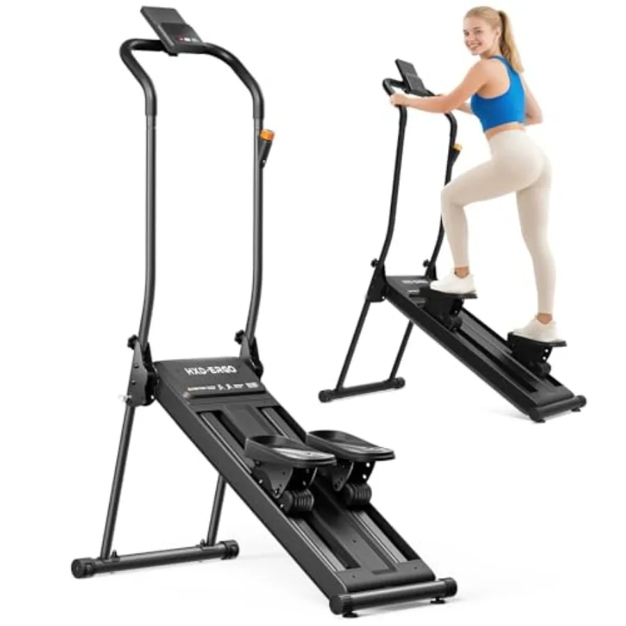 Stair Stepper, Upgrade 6-Level Resistance Stair Master with Adjustable Handlebar, Folding Stair Climber Workout Machine
Stair Stepper, Upgrade 6-Level Resistance Stair Master with Adjustable Handlebar, Folding Stair Climber Workout Machine