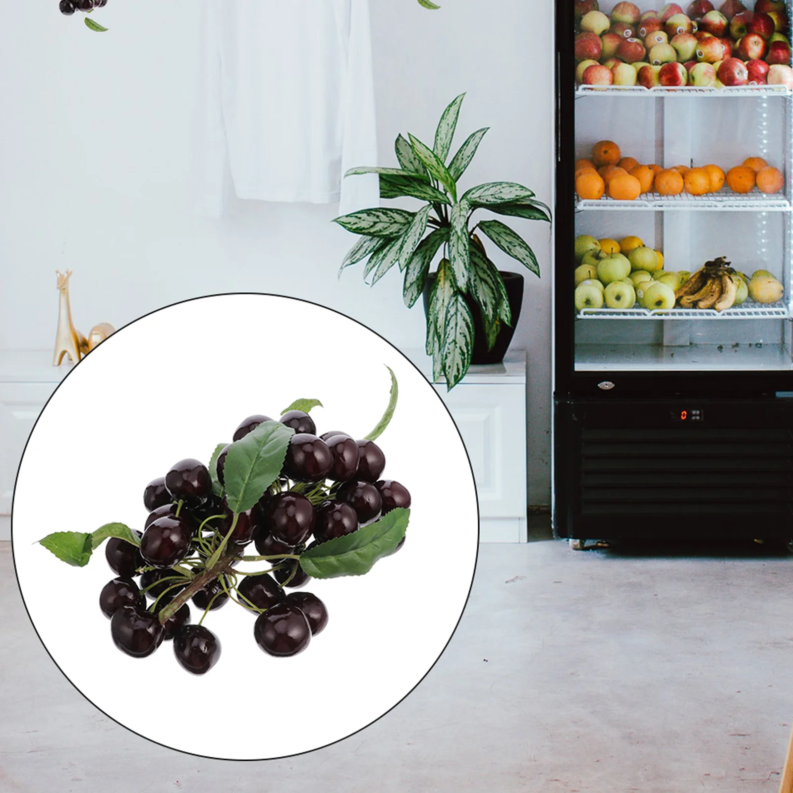 Simulated Fruit Props -Like Cherry Shape Decoration Anti-Corrosive Water-Proof Sun-Proof for Kitchen Park
Simulated Fruit Props -Like Cherry Shape Decoration Anti-Corrosive Water-Proof Sun-Proof for Kitchen Park
